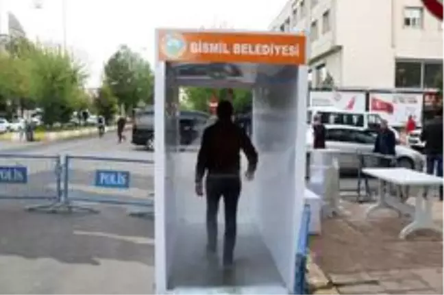 Bismil'de dezenfeksiyon tünelleri hizmete girdi