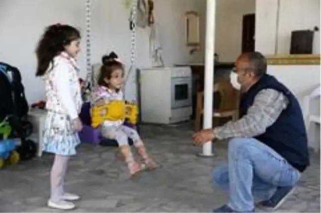 Küçük Mercan'nın salıncak hayali gerçeğe döndü