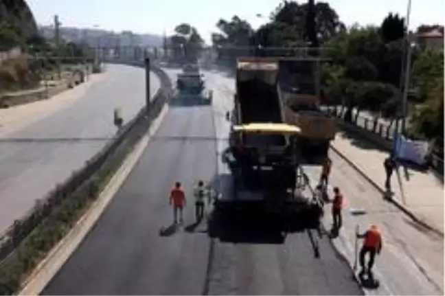 İzmir'de asfalt çalışmaları hafta sonu hız kazanacak