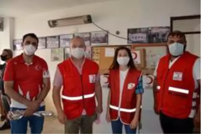 Kızılay'dan Ortaca'da ihtiyaç sahiplerine gıda yardımı