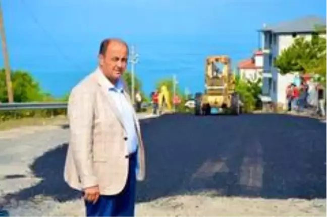 Gülüç'e 400 ton sıcak asfalt döküldü