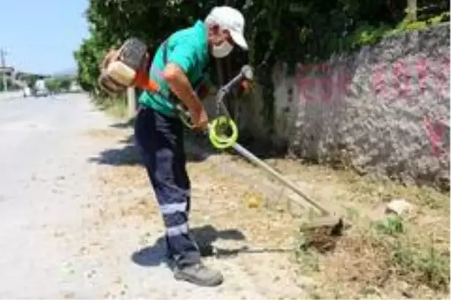 Efeler Belediyesi Umurlu'da yeşil alan düzenlemesi yaptı
