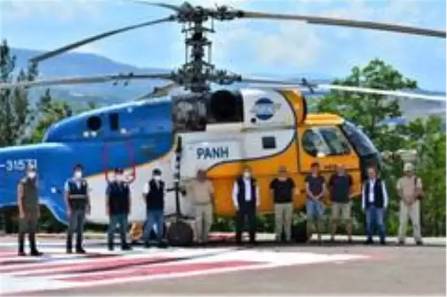 Rus yapımı yangın söndürme helikopteri göreve hazır