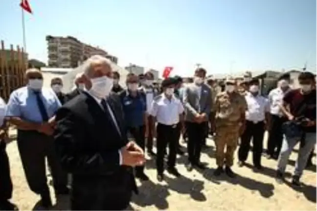 Vali Yıldırım, jandarma karakolu inşaatını inceledi