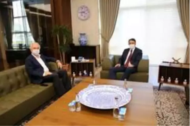 Kamil Saraçoğlu'dan Vali Ali Çelik'e tebrik ziyareti