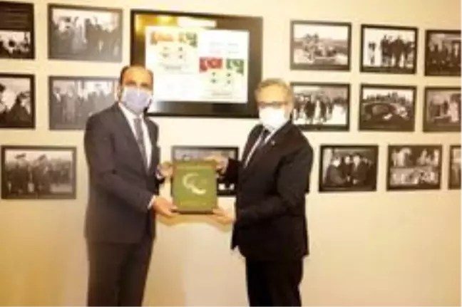 Başkan Altay Pakistan'ın Ankara Büyükelçisini ziyaret etti