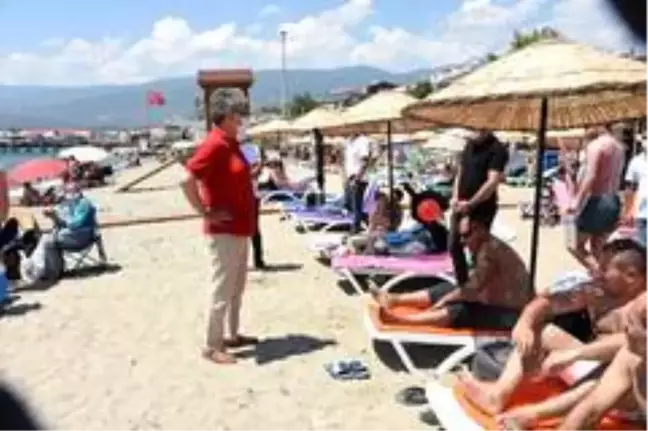 Akçay plajı yeniden halkın oldu