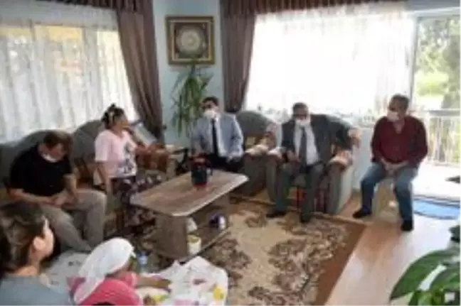 Başkan İnal ve Kaymakam Soley'den şehit ailelerine ziyaret
