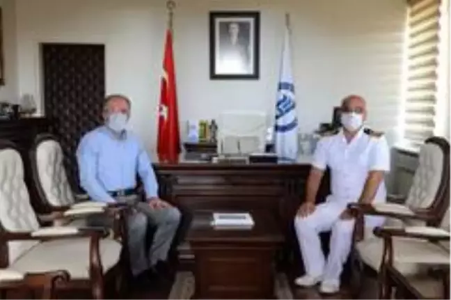 Garnizon Komutan Çalışkan'dan Rektör Uzun'a veda ziyareti