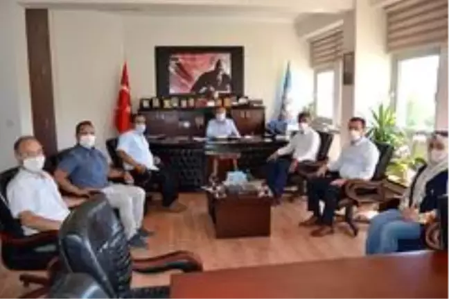 Toplantıda maske üretimi konuşuldu