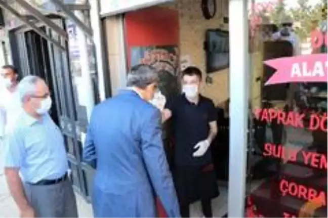 Sultanbeyli Kaymakamı Metin Kubilay, korona virüs denetimine katıldı