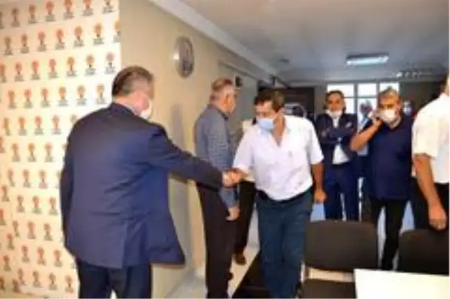 Çayırlı ve Kaptaş bölgesinden 20 muhtar Bozkurt'u tebrik etti