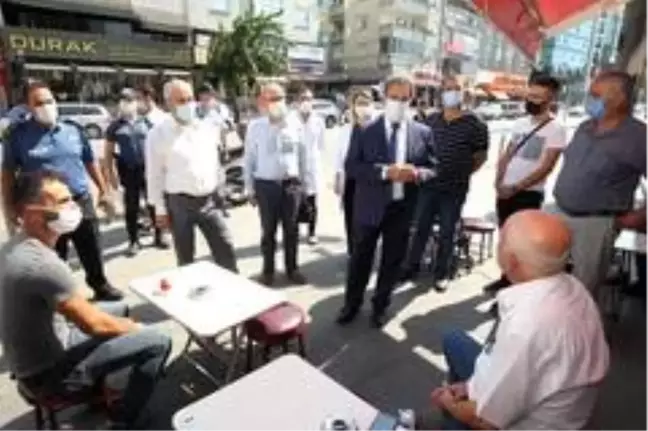 Gebze protokolü maske ve sosyal mesafe denetimine çıktı