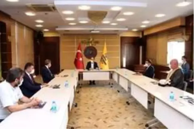 Yılın ahileri Başkan Altay'ı ziyaret etti