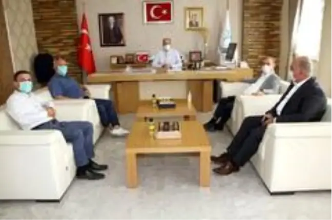 Kanaat önderleri Kaymakam Türkmen ile bir araya geldi