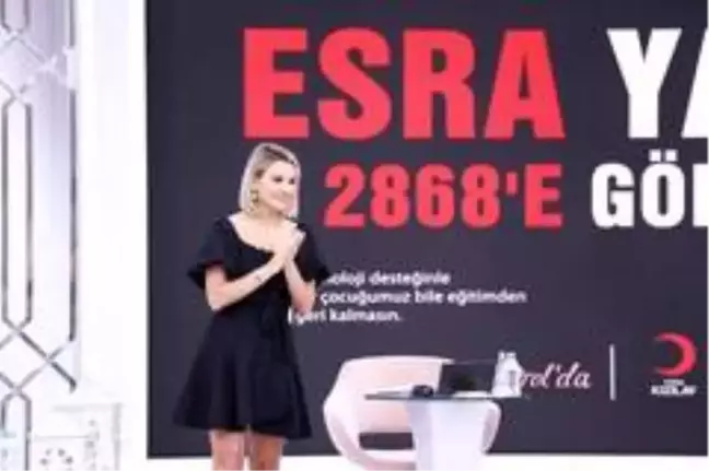 Esra Erol, Türk Kızılayı ile birlikte
