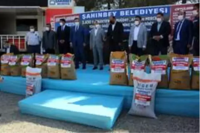 Şahinbey'den çiftçilere 3 bin 430 ton buğday, arpa ve mercimek tohumu desteği