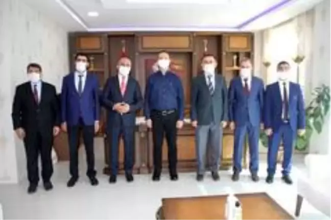 Müftü İmamoğlu'ndan Kaymakam Yalçın'a ziyaret