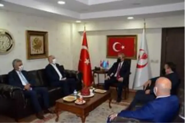 Türk-İş Başkanı Atalay'dan Destici'ye tebrik ziyareti