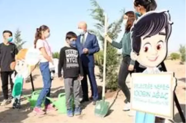 Başkan Çolakbayrakdar, Mevlid Kandili'nde ağaç dikti