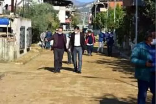 Nazilli Yeşil Mahalle'de yol çalışmaları devam ediyor