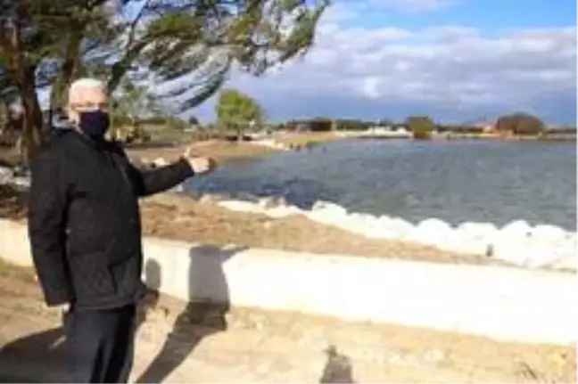 Başkan Yüksel Ergene'de ilk olarak Velimeşe Göleti'ni inceledi