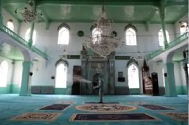 Burdur' da camiler dezenfekte edildi