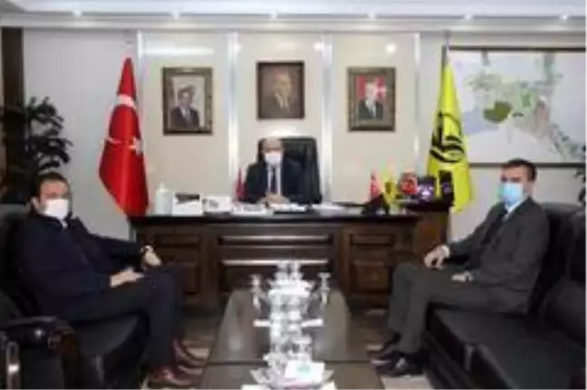 Kaymakamlardan Başkan Pekmezci'ye ziyaret