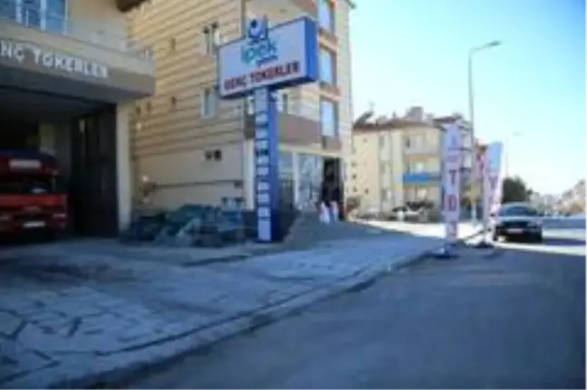 Develi Hadi Bey Caddesindeki yaya yolu çalışmasında sona gelindi