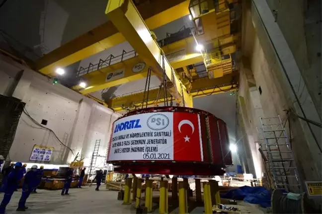 Yusufeli Barajı'nda son 7 metreye girildi