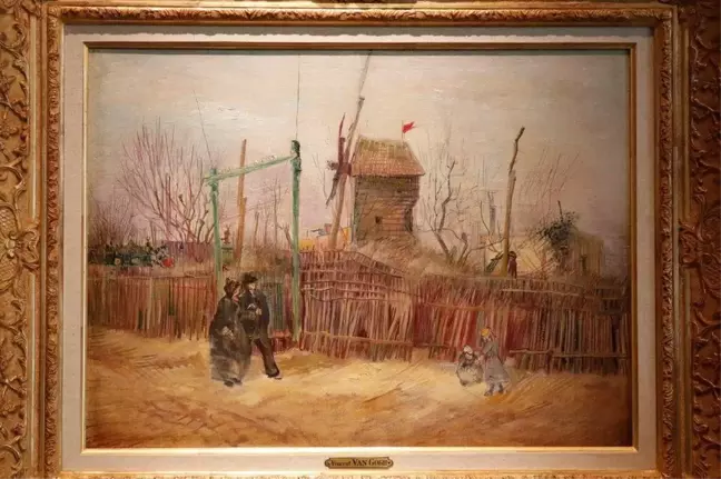 Van Gogh'un özel koleksiyondaki Montmartre resmi ilk defa görüntülendi