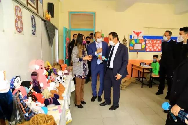 Hadim'de ilkokul öğrencilerinden