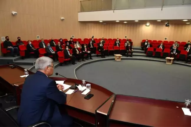İl İdare Şube Başkanları Toplantısı, Vali Gürel başkanlığında yapıldı