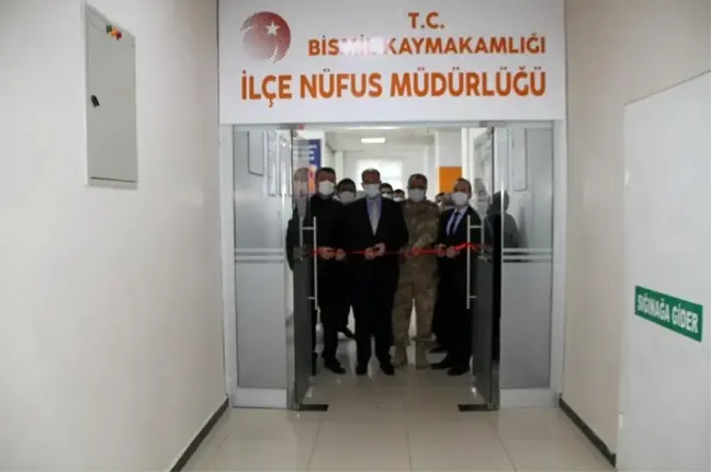 Kaymakam Türkmen, Nüfus ve Vatandaşlık Müdürlüğünün yeni konsept açılışına katıldı