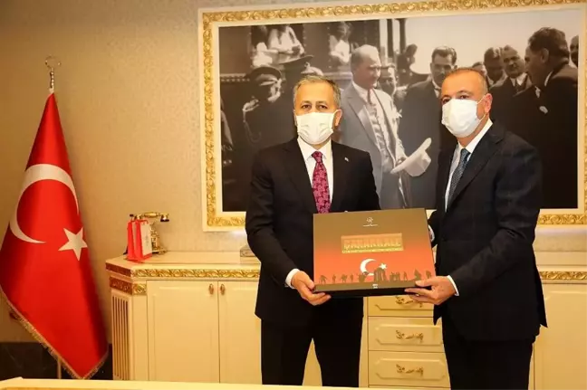 Vali Yerlikaya, Başkan İlgezdi'yi ziyaret etti
