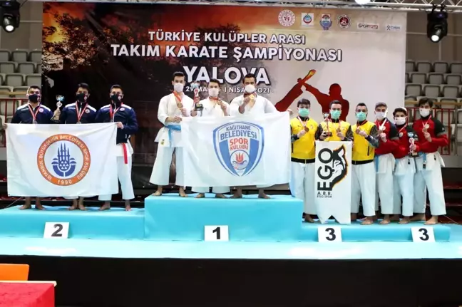 Türkiye Kulüpler Karate Şampiyonası'nda birinci Kağıthane