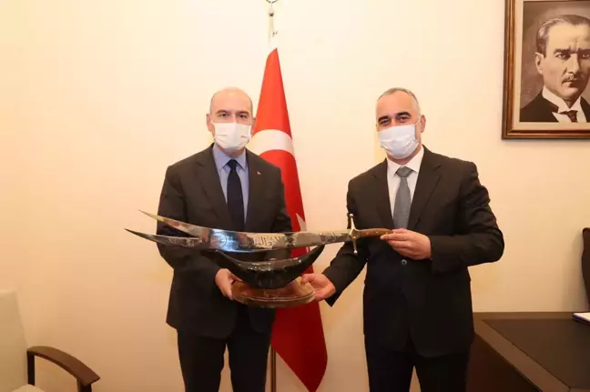 Başkan Yıldırım'dan Bakan Soylu'ya taziye ziyareti