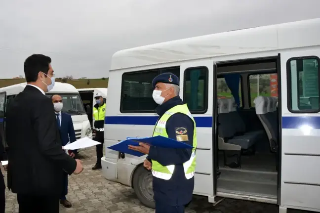 Son dakika haberi! Selendi'de servis araçlarına sıkı denetim