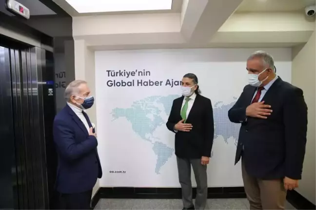 Başkan Aydıner'den Anadolu Ajansı'nı ziyaret etti