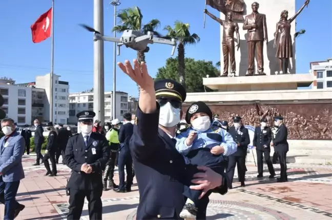 Torbalı'da Polis Haftası etkinliğinde minik sürpriz