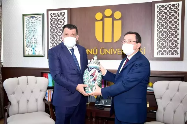Başkan Gürkan, Rektör Kızılay'ı ziyaret etti