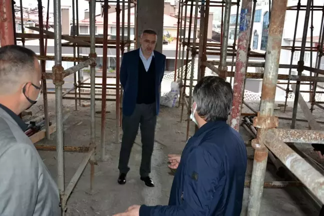 Bulancak'ta yeni hizmet binası yapılırken, eskisi yıkılıyor