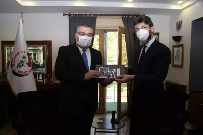 Fener Rum Patrikhanesi'den Kırklareli Belediye Başkanı Mehmet Siyam Kesimoğlu'nu ziyaret