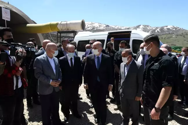 Kop Dağı'nda yapımı süren tüneldeki kazı işleminin yüzde 58'i tamamlandı