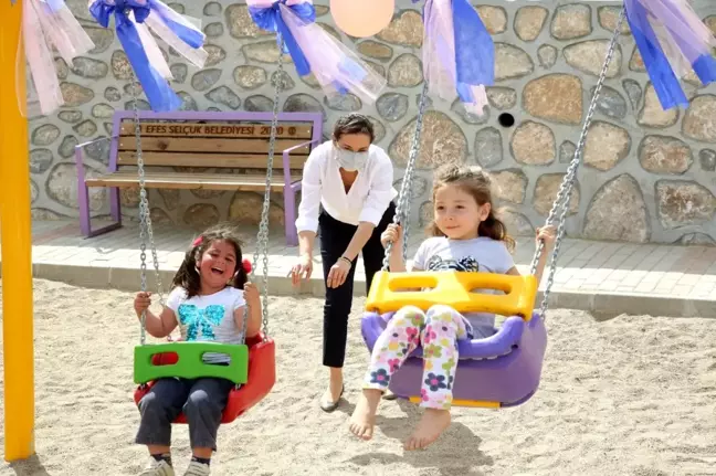 Başkan Filiz Ceritoğlu Sengel, miniklere verdiği park sözünü tuttu