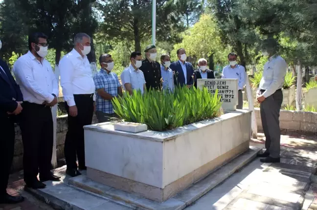 Kahta'da bayram öncesi şehit mezarlarına ziyaret