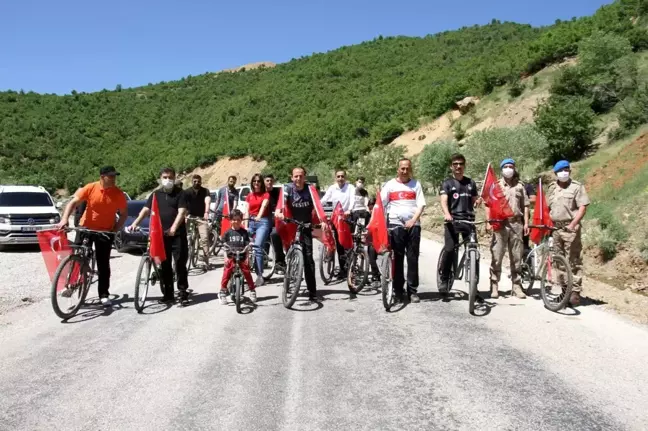 Şemdinli'de bisiklet turu