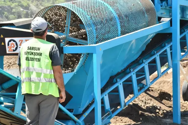 Samsun'da bitki atıkları gübreye dönüştürülüyor