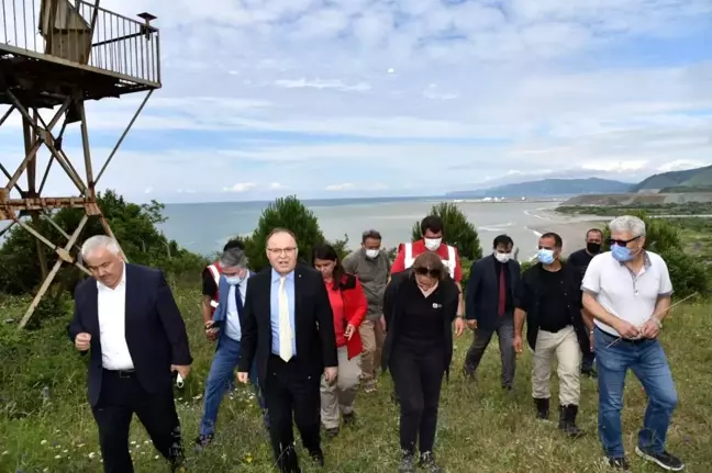 Vali Tutulmaz, Filyos'ta incelemelerde bulundu
