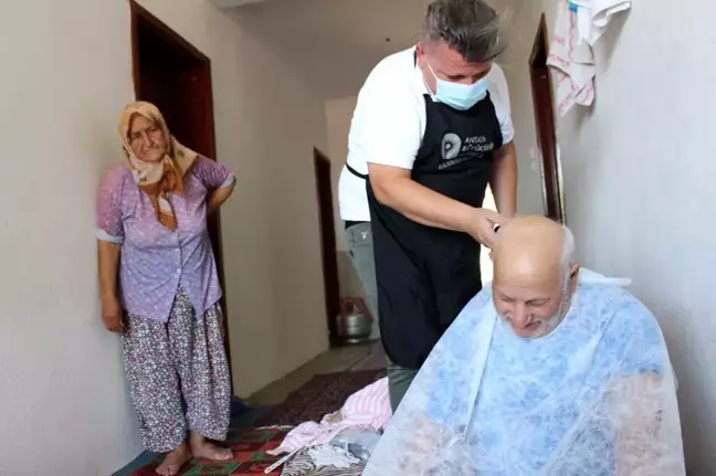 Mobil Kuaför 2 ilçede 373 vatandaşa hizmet verdi